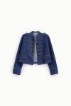 Giacca in denim corta con bottoni decorativi Please 1