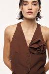 Gilet corto con spilla Imperial