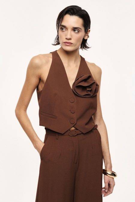 Gilet corto con spilla Imperial