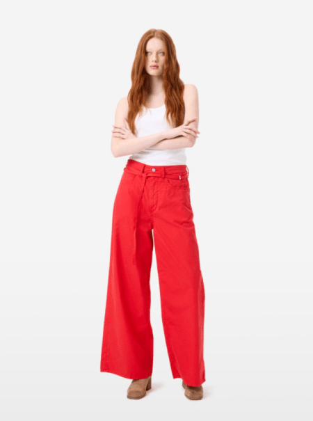 Jeans palazzo con cintina CYCLE