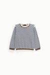 Maglia a righe con profili a contrasto Dixie