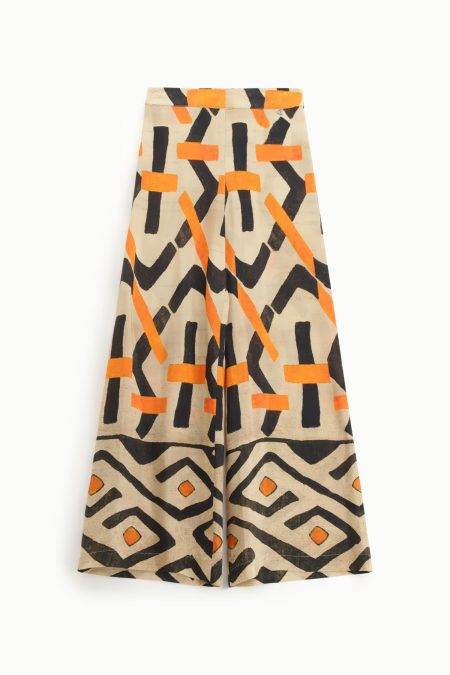 Pantaloni ampi con motivo grafico Dixie