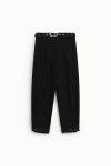 Pantaloni cropped con cinta Imperial