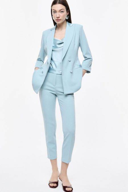 Pantaloni dritti con raso Imperial