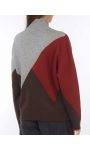 Pull mezzo collo colorblock ICONA Kaos (2)