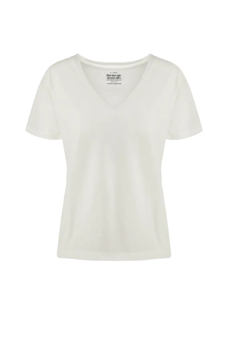 T shirt con scollo a V Bomboogie T shirt con scollo a V Bomboogie