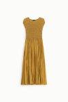 Abito con scollo e dettaglio arricciato Dixie