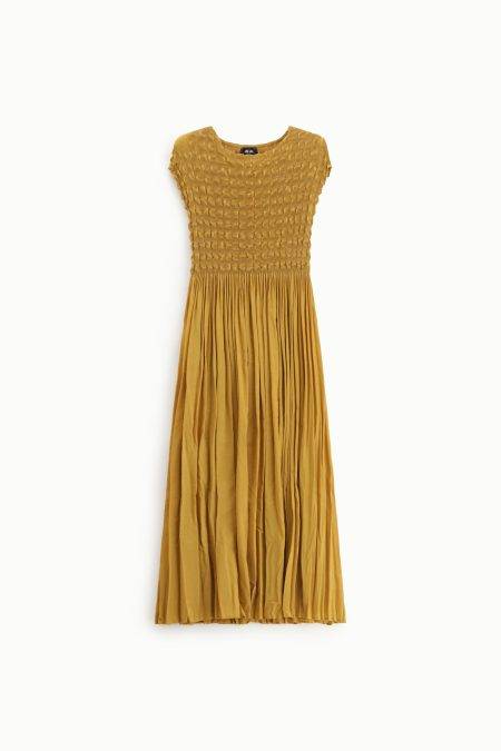Abito con scollo e dettaglio arricciato Dixie