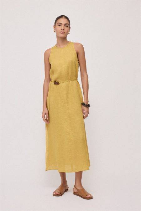 Abito halter in lino Ottod'Ame