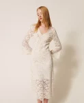 Abito longuette in pizzo Twinset Actitude 4
