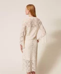 Abito longuette in pizzo Twinset Actitude 4