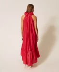 Abito lungo in voile con volant Twinset Actitude