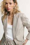 Blazer a righe con tasche a patta Please