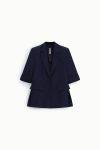Blazer con maniche corte e spacchi laterali Imperial