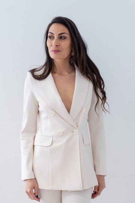 Blazer doppiopetto in Punto Milano Diana Gallesi (2)