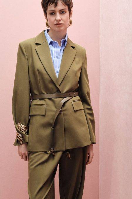 Blazer monopetto con cinta Imperial 0