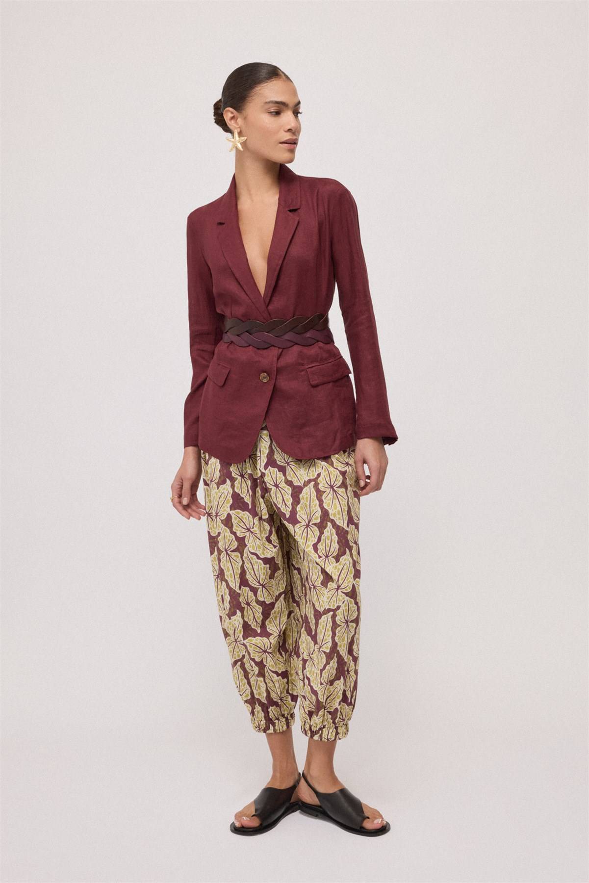 Blazer monopetto in lino Ottod’Ame Blazer monopetto in lino Ottod'Ame