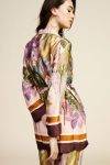 Blazer stampa floreale cintura Dixie