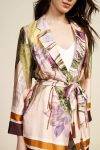 Blazer stampa floreale cintura Dixie