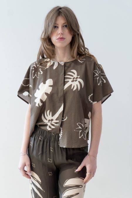 Blusa ampia con bottoni Ottod'Ame (1)