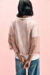 Blusa in pizzo con maniche ampie Please