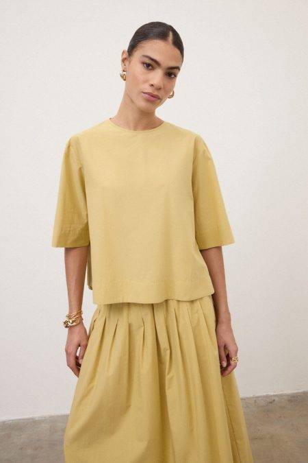 Blusa in popeline Ottod'Ame 0