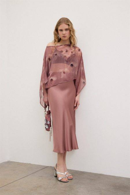 Blusa mantella in fantasia Ottod'Ame 0