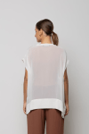 Blusa over con paillettes Icona Kaos