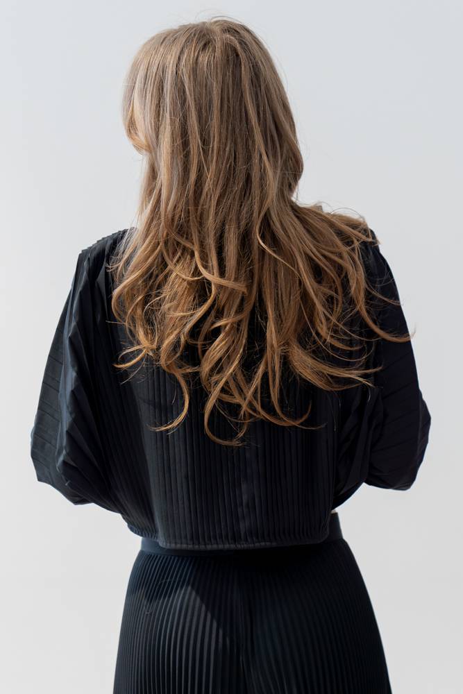 Blusa over plissettata Solotre (3) Blusa over plissettata Solotre (3)