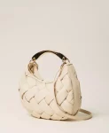 Borsa Croissant’ intrecciata a mano Twinset
