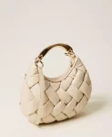Borsa Croissant’ intrecciata a mano Twinset