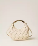 Borsa Croissant’ intrecciata a mano Twinset