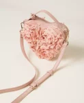 Borsa a tracolla a cuore con fiori Twinset Actitude