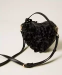 Borsa a tracolla a cuore con fiori Twinset Actitude