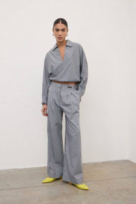 Camicia a righe in cotone Ottod'Ame