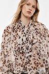 Camicia ampia animalier con fusciacca Imperial 3