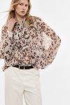 Camicia ampia animalier con fusciacca Imperial 3