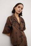 Camicia con fiori traforati Ottod’Ame 0