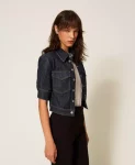 Camicia fitted in jeans Twinset Actitude