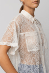 Camicia in pizzo a maniche corte Icona Kaos