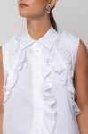 Camicia smanicata con volant Icona Kaos