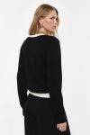 Cardigan con profili a contrasto Imperial 1