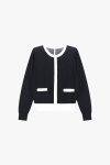 Cardigan con profili a contrasto Imperial 1