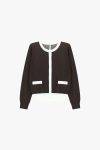 Cardigan con profili a contrasto Imperial 1