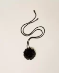 Chocker con fiore in raso Twinset