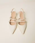 Décolleté sling back con cinturini Twinset 0