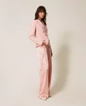 Giacca in cady con bottoni logati Twinset Actitude