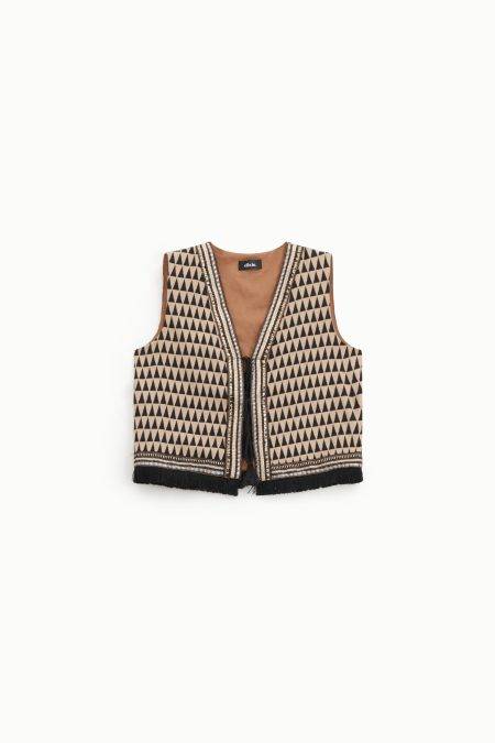 Gilet fantasia micropaillettes Dixie