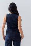 Gilet sartoriale gessato SOLOTRE (4)