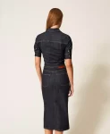 Gonna longuette in jeans Twinset Actitude